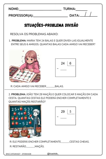 Atividade de matemática página 6